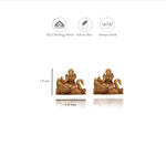 Divine Swan 925 Sterling Silver Temple Jhumka