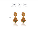 Gauri Parvathi 925 Sterling Silver Jhumkas