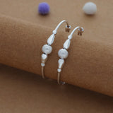 Elegant 925 Silver Kid Bangles for Daily Use (0-1 Yrs)