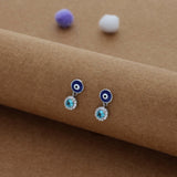 Eye Charm Dangles Women Silver Drops | 925 Hallmark | Occasional Wear