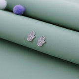 Hamsa Hand 925 Silver Stud for Kids & Teen(10+ Yrs)