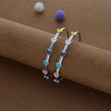Heartbeat Cluster 925 Silver Kids Bangles (0-5 Years)
