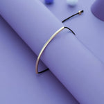 925 Sterling Silver Tiny Bar Thread Anklet (2-10 Yrs)