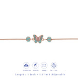 Little Sky Butterfly Kid 925 Silver Bracelet(1-7 Yrs)