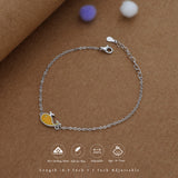 Little Fish Charm Kid Silver Bracelet ( 9+ Yrs)  | 925 Hallmark | Adjustable | Everyday Wear