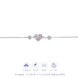 Rosy Promise Kid 925 Silver Bracelet(1-7 Yrs)
