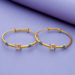 Floral Unicorn Kids Adjustable Bangles Silver