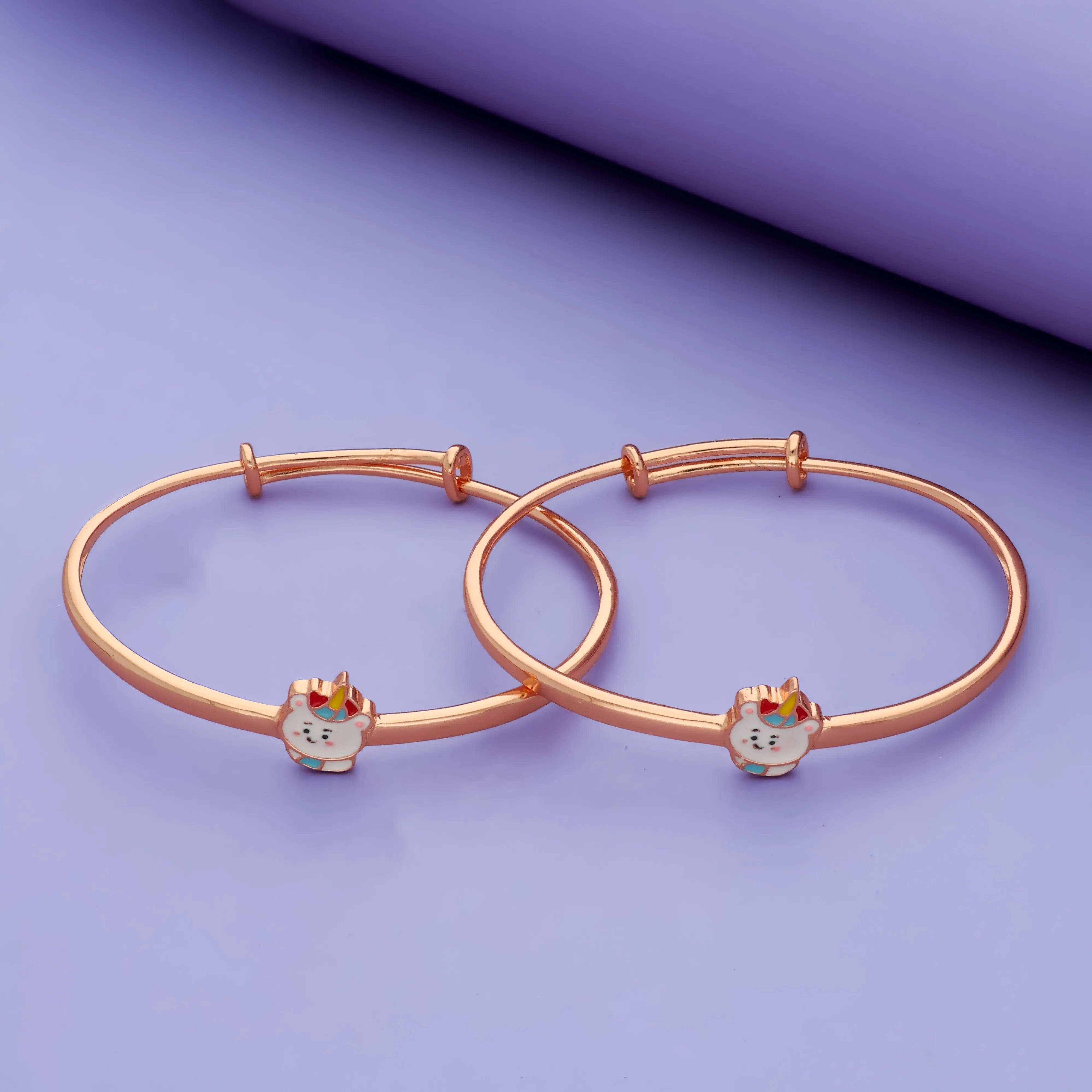 Alpaca Bliss Kids Silver bangles