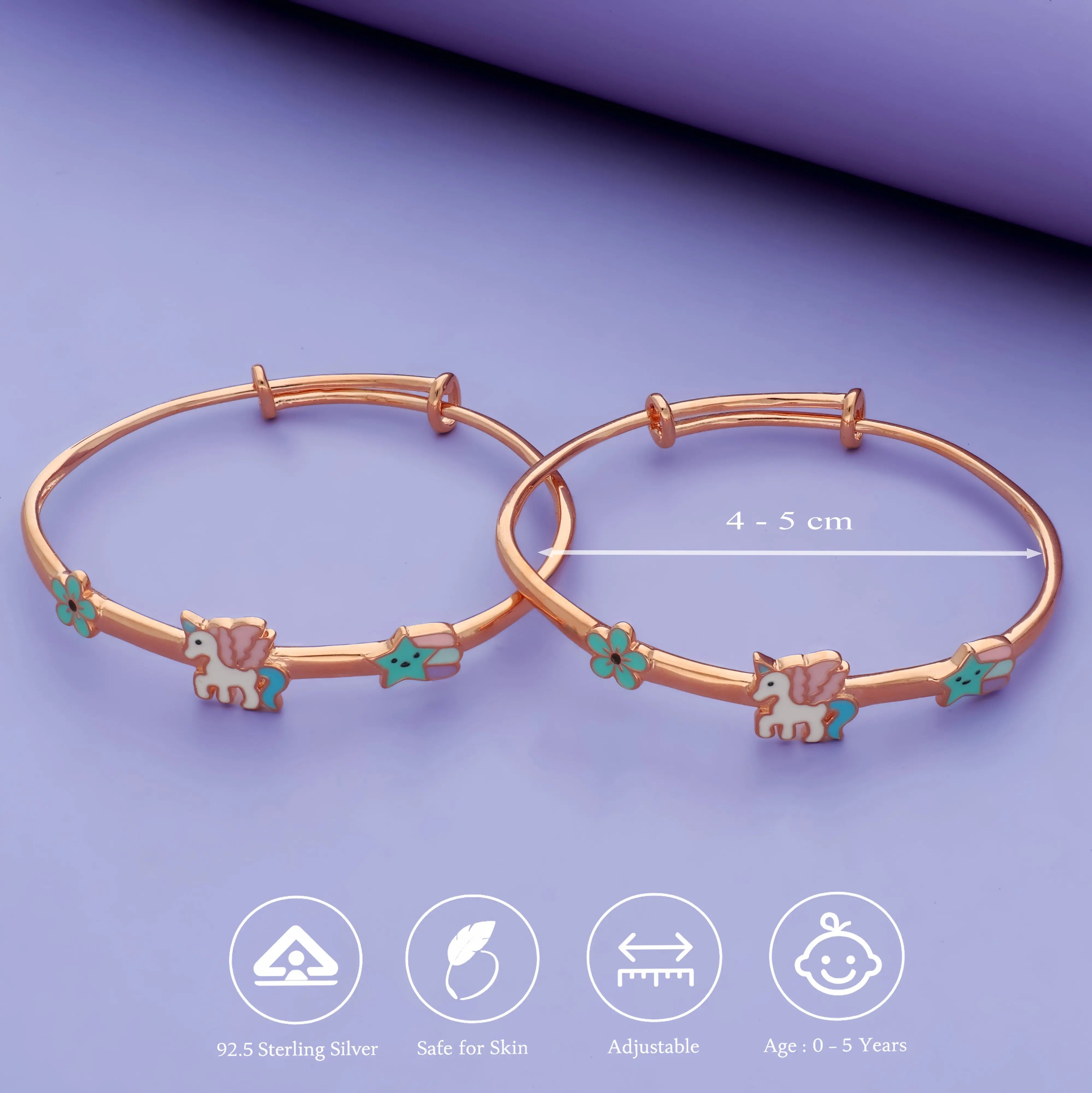 Little Magic 925 Silver Baby Bangles