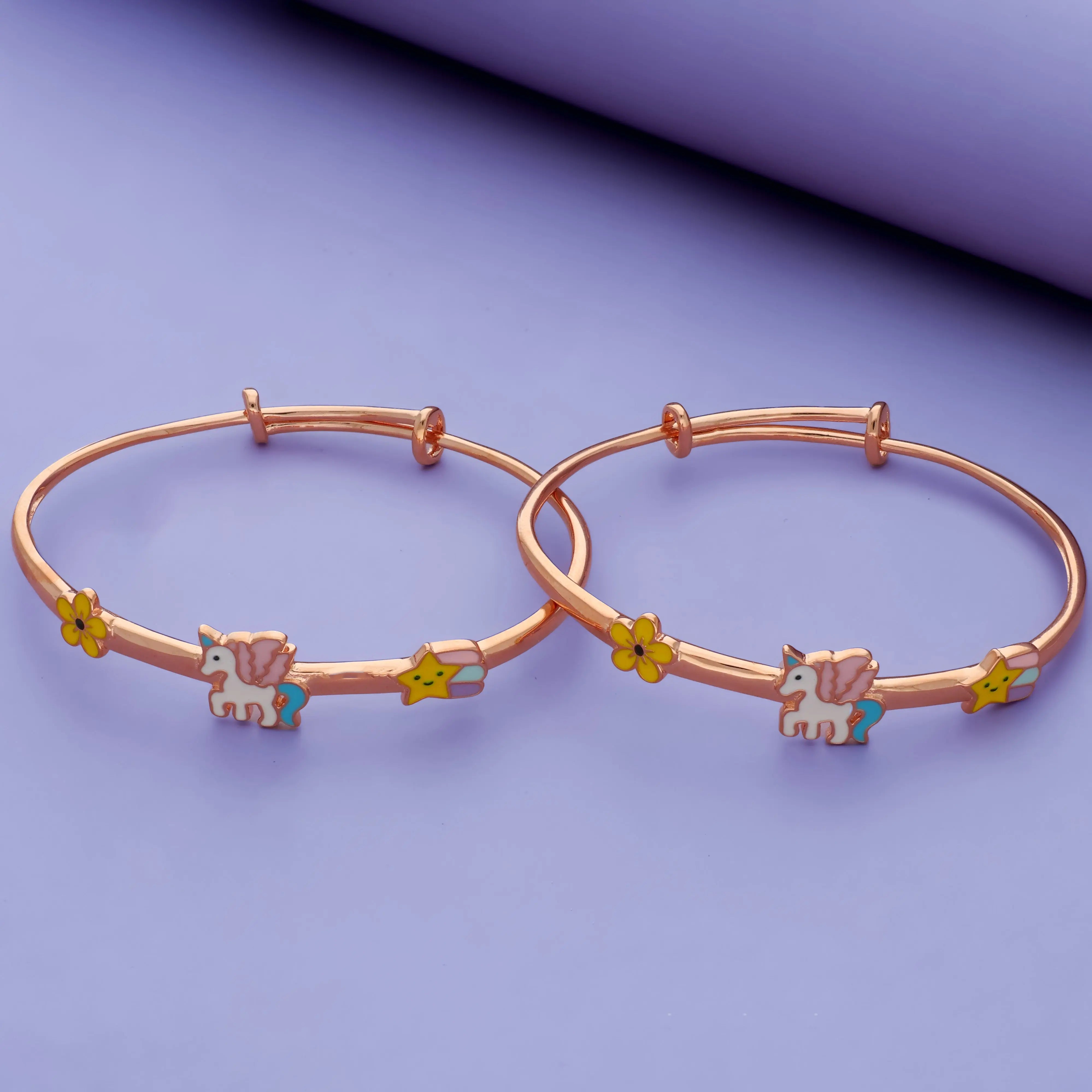 Magic Star Unicorn 925 Silver Kid Bangles