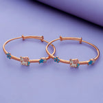 Floral Unicorn Kids Adjustable Bangles Silver