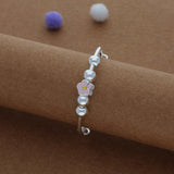 Pastel Petal Kid Silver Bangles (0-3 Yrs) | 999 | Adjustable Kid Bangle | Daily Wear