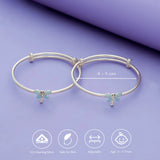 925 Silver Enchanted Butterfly Kids Bangle