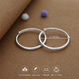 Everyday Silver Kid Bangles (0-6 Yrs) | 999 Hallmark | Adjustable | Everyday Wear