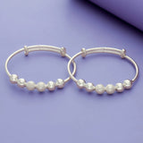 Dewdrops 925 Sterling Silver Baby Bangle Set