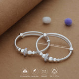 Cherished Charms 925 Silver Kid Bangles For Daily Use (0-5 Yrs)