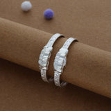 Antique Bloom Silver Kid Bangle | Kada (6 months) | Lightweight | Everyday Wear