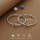 Little Rosy Unicorn 925 Silver Kid Bangles (0-5 Yrs)