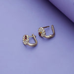 Chirpy Daisy 925 Sterling Silver Kids Hoop Earrings