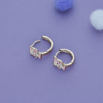 Cute Kitty 925 Silver Lock Type Kid Earring (3+ Yrs) Iyal