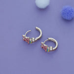 Rhodium Polish kid earring