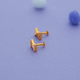 Pink Bow 925 Silver Kids Earrings (3+ Yrs)
