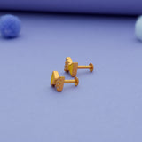 Yellow Bow 925 Silver Kids Stud (3+ Yrs)