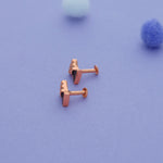 Black Bow 925 Sterling Silver Kids Stud (3+ Yrs)