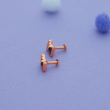 Black Bow 925 Sterling Silver Kids Stud (3+ Yrs)