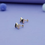 Black Bow 925 Sterling Silver Kids Stud (3+ Yrs)