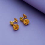 925 Silver Gold Polish Muthu Mini Jhumkas for Kids