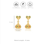 Gold Plated 925 Silver Premika Jhumkis for Kids