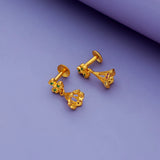 Trishira Clover 925 Silver Traditional Kid Earring