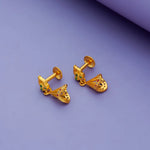 925 Silver Paisley Leaf Traditional Jhumkas for Kids (8+ Yrs)