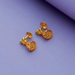 Mini Traditional 925 Silver Gold Plated Butterfly Earrings