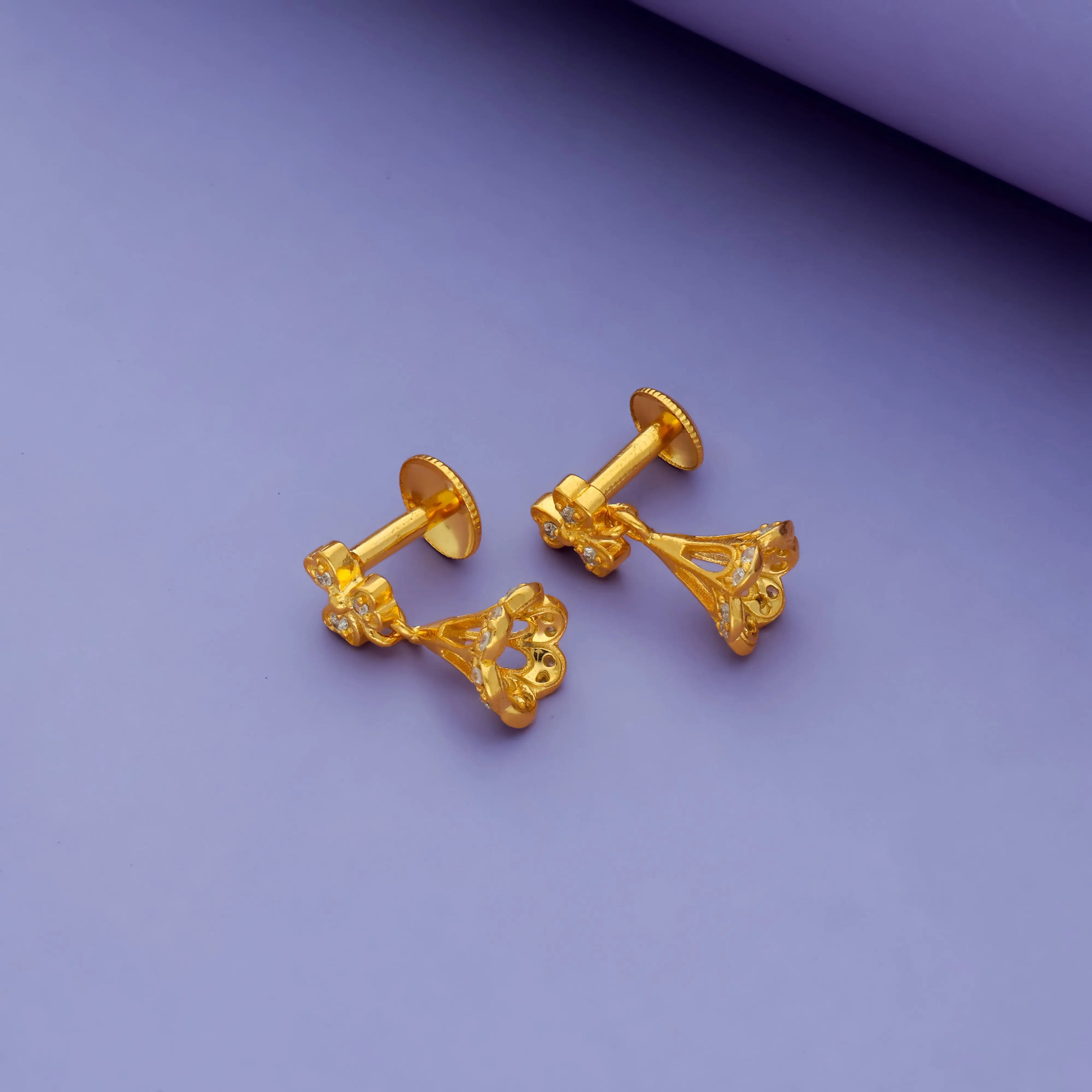 Trishira Clover 925 Silver Traditional Kid Earring