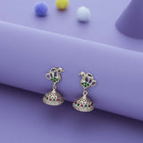 Gaja Lakshmi 925 Silver Jhumka