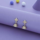 Flora Bell 925 Silver Traditional Jhumka