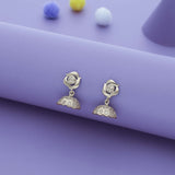 Sweet Drop 925 Silver Traditional Jhumka
