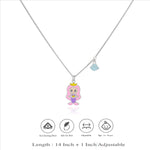 925 Sterling Silver Mermaid Princess Baby Pendant