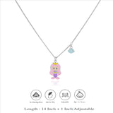 925 Sterling Silver Mermaid Princess Baby Pendant