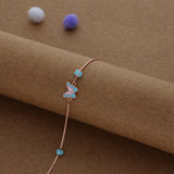 Little Sky Butterfly Kid 925 Silver Bracelet(1-7 Yrs)