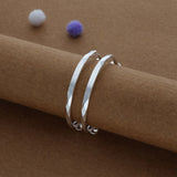 Love Baby Silver Kid Bangles (0-6 Yrs) | 999 Hallmark | Adjustable | Everyday Wear
