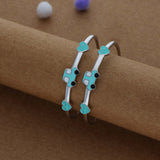 Lovely Drive Silver Adjustable 925 Kid Bangles (0-5 Yrs)