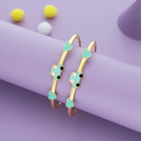 Lovely Drive Silver Adjustable 925 Kid Bangles (0-5 Yrs)