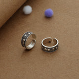 Mini Heart Ethnic Oxidized Silver Toering | 925 Hallmark | Adjustable | Lightweight |  Everyday Wear