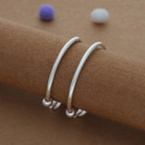 Minimal 925 Silver Kid Bangles for Daily Use (0-1 Yrs)