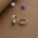 Minimal Wrap Silver Toering | Adjustable | Lightweight |  Everyday Wear