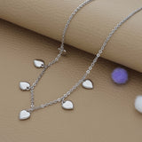 Multi-Heart Charm Silver Necklace | 925 Hallmark | Valentine’s Day Gift for Her