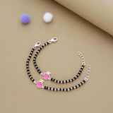 Little Princess Charm 925 Silver Nazariya Bracelet| Adjustable| Everyday Wear| 6Months - 2Yrs